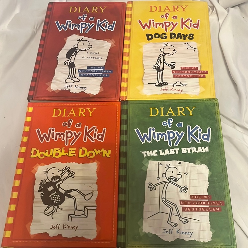 Diary of a Wimpy Kid 4 Hard Book Set